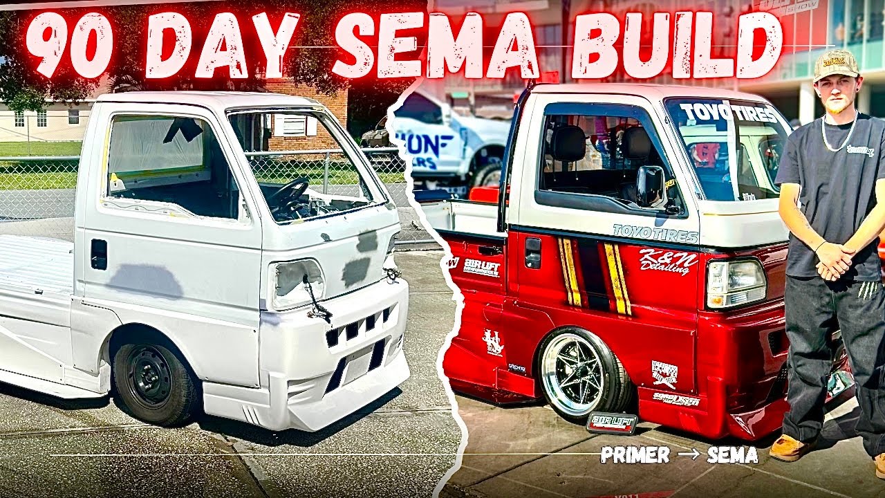 90-дневная трансформация малолитражного грузовика для выставки SEMA