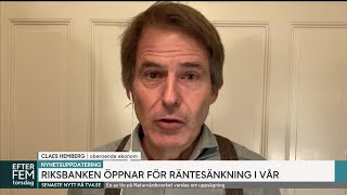 Experten om Riksbankens besked: ”Var överraskande positiva” | Efter fem | TV4 & TV4 Play