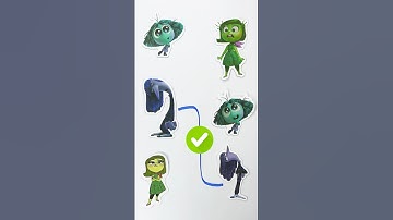 Beautiful Girls from Inside Out Movie ❤️#insideout2 #insideout #papercraft #disgust #ennui #envy