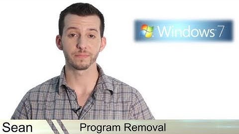 Learn Windows 7 - Uninstall Programs
