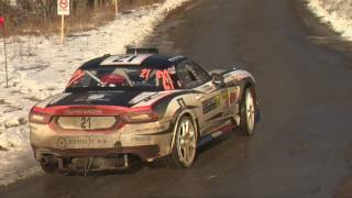 L'Abarth 124 Rally au rallye de Monte-Carlo avec François Delecour