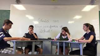 2018 Debate about school uniforms