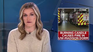 Burning candle causes fire in UW-Madison dorm, firefighters report
