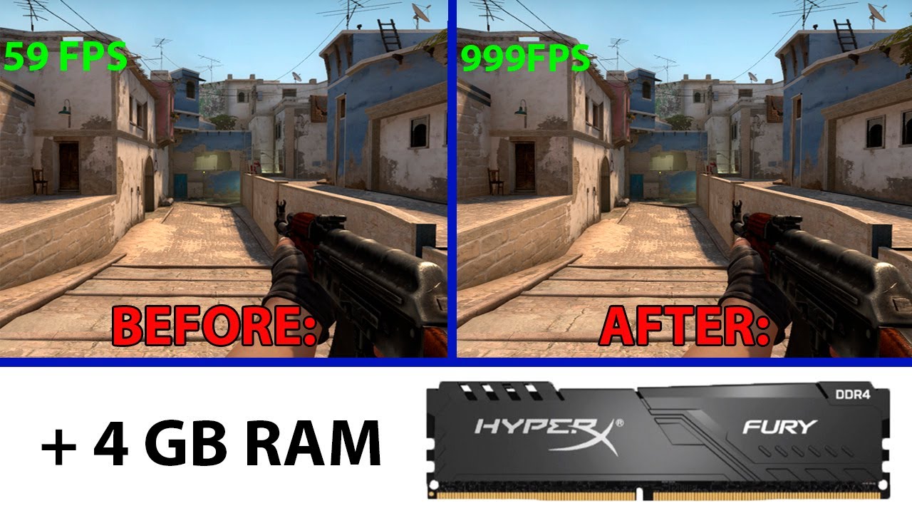 ЧТО БУДЕТ ЕСЛИ ПЕРЕЙТИ С 8 GB RAM НА 12 GB CS:GO - YouTube