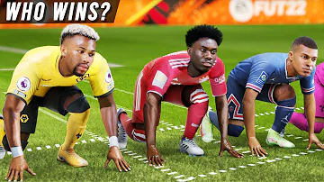 Kdo je nejrychlejší hráč ve hře FIFA 22?