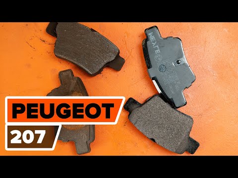 How to change rear brake pads on PEUGEOT 207 [TUTORIAL AUTODOC]