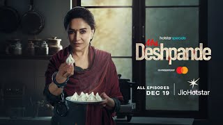Hotstar Specials: Mrs. Deshpande | Madhuri Dixit | Streaming 19 Dec | JioHotstar