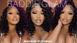 Baddie Approved 💋 Easy Flawless Brown Smokey Eye Makeup Tutorial for Beginners 🧸