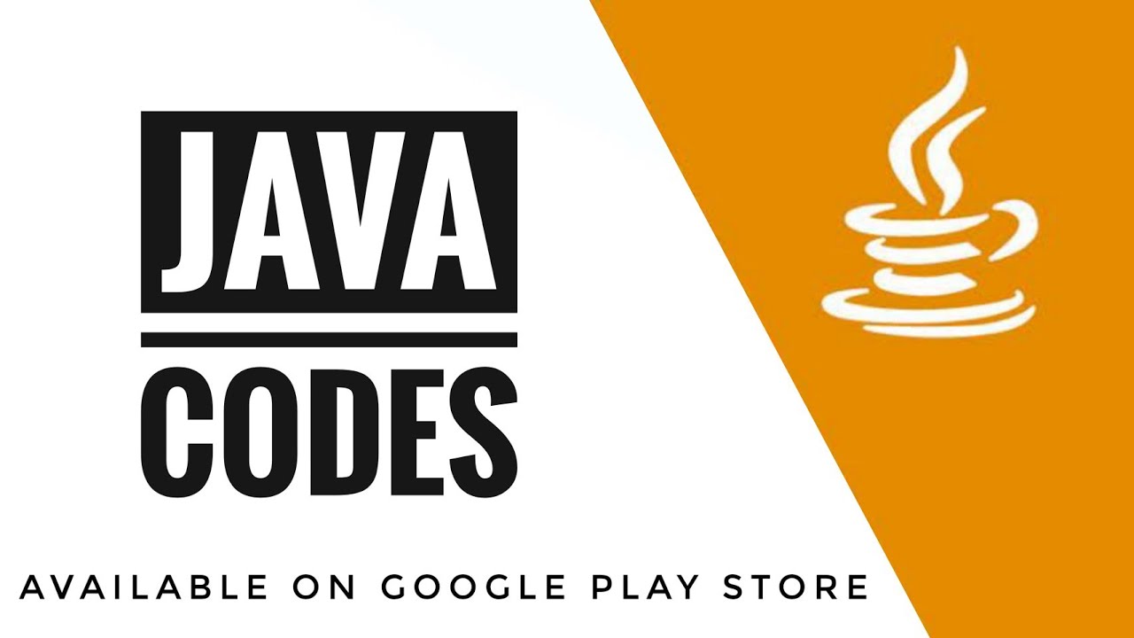 Java Codes - An App to Learn Java | Download from Google Play Store | # ...