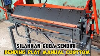 bending plat manual custtom pungsi lipatan