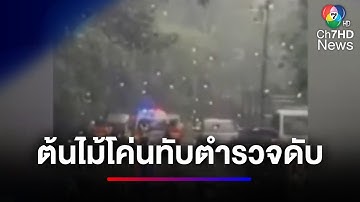 สุดเศร้า ! น้ำป่าหลากทะลัก ต้นไม้โค่นทับตำรวจดับคาที่ จ.แม่ฮ่องสอน | ข่าวเด็ด 7 สี