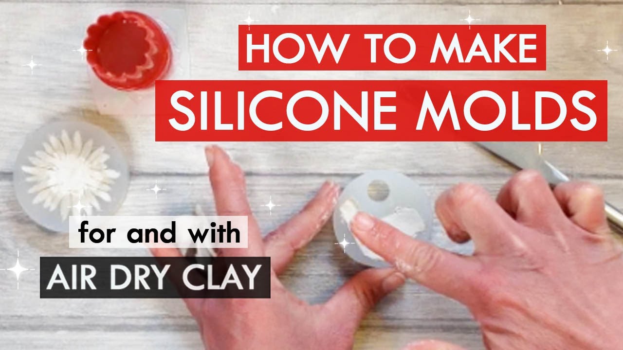 Homemade Silicon Molds for Air Dry Clay - DIY Silicone Mould