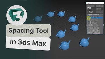Spacing Tool in 3ds Max (in Romanian)