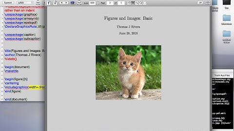 LaTex Tutorial 12: Inserting External Images
