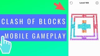 Best Mobile Games | Clash of Blocks! | iOS / Android Gameplay screenshot 4