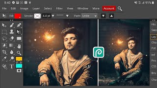 Photopea Editing Mobile📱 Magic Butterfly Editing By Photopea screenshot 2