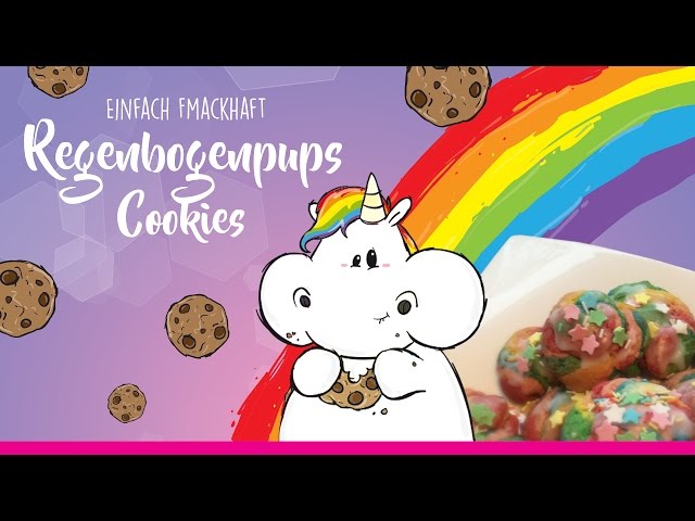🌈 Cookies I Pummel backen YouTube Friends Wir - Regenbogenpups &