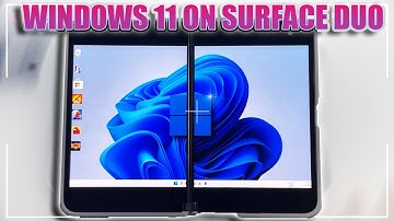 MICROSOFT SURFACE DUO RUNNING WINDOWS 11!? THIS SIMULATOR IS ACTUALLY COOL!
