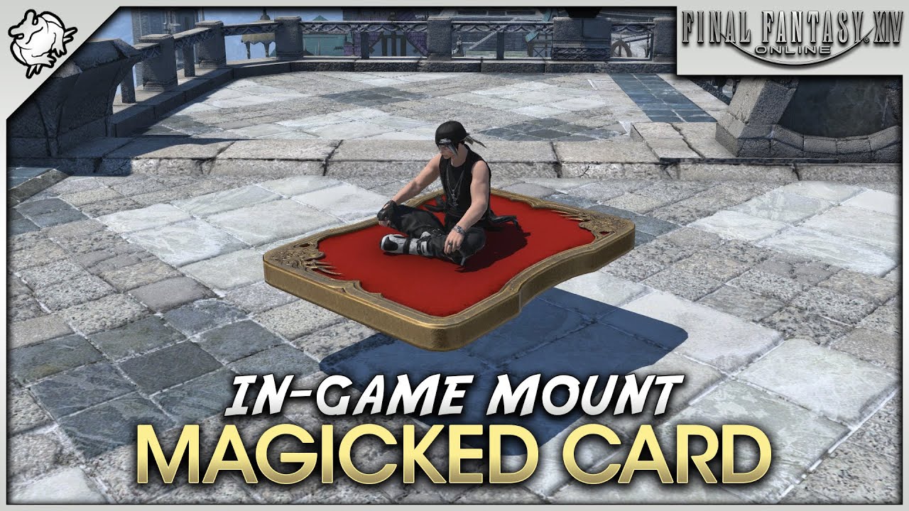 FFXIV- Magicked Card Mount (Triple Triad) - YouTube