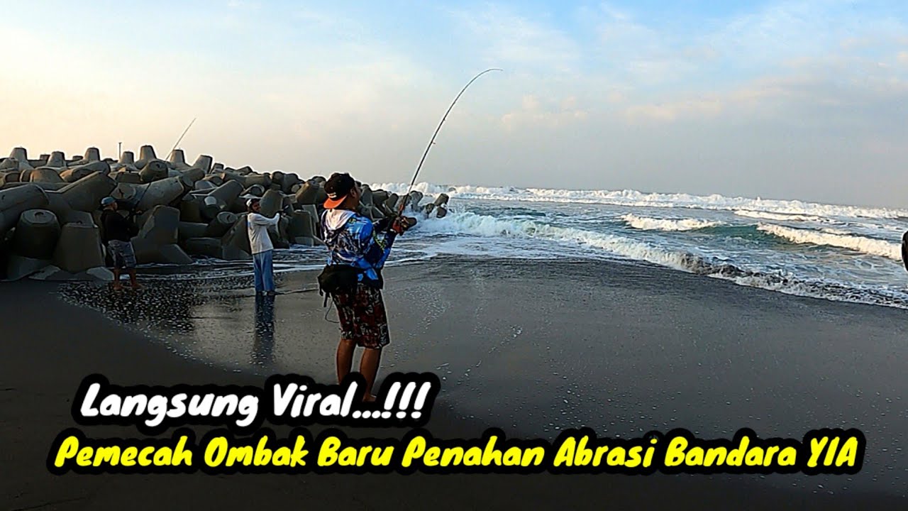Spot Mancing Baru Lagi..‼️‼️Proyek Penahan Abrasi Langsung jadi Tempat Kumpul Ikan..💥‼️‼️