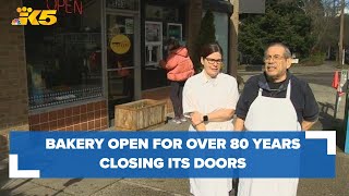 The Original Bakery, a West Seattle staple, closes its doors after 87 years, 48 with the same owner