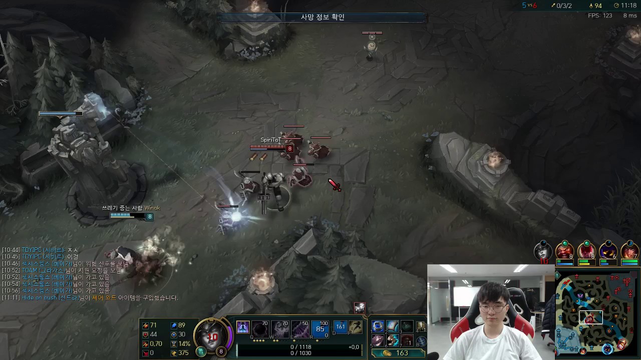 Pretty amazing lee play, bad ending tho(faker stream)