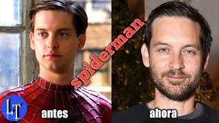 spiderman 1, 2, 3, antes y después/ Logan Tops
