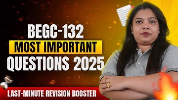 BEGC-132 Question Paper June 2025 Solved | BEGC 132 Question Paper – Score 90+