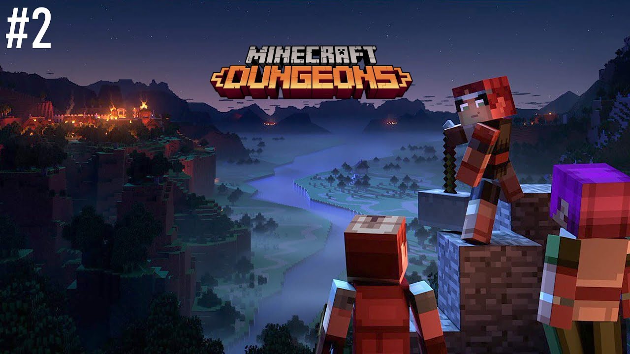 Minecraft Dungeons [PC] - Gameplay #2 No Commentary - YouTube