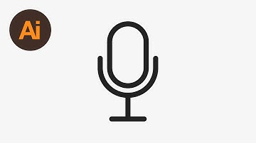 Learn How to Draw a Microphone Icon in Adobe Illustrator | Dansky