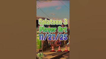 Splatoon 3 Player Art - 11/27/25 #shorts #splatoon3