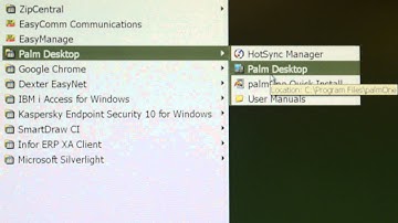 Palm Software installation