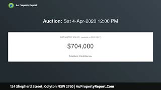 124 Shepherd Street, Colyton NSW 2760 | AuPropertyReport.Com