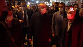 أردوغان يتفقد منطقة الزلزال في ولاية إزمير ويتعاطف مع الضحايا ful Hd