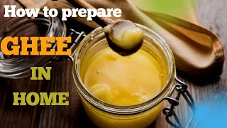 home made ghee// pure ghee recipe//easy way to prepare ghee steps