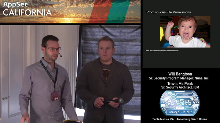 APPSEC CA 2017 Will Bengtson and Travis McPeak