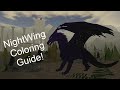 NightWing Coloring Guide for Roblox Wings of Fire | Color Options for Your NightWings