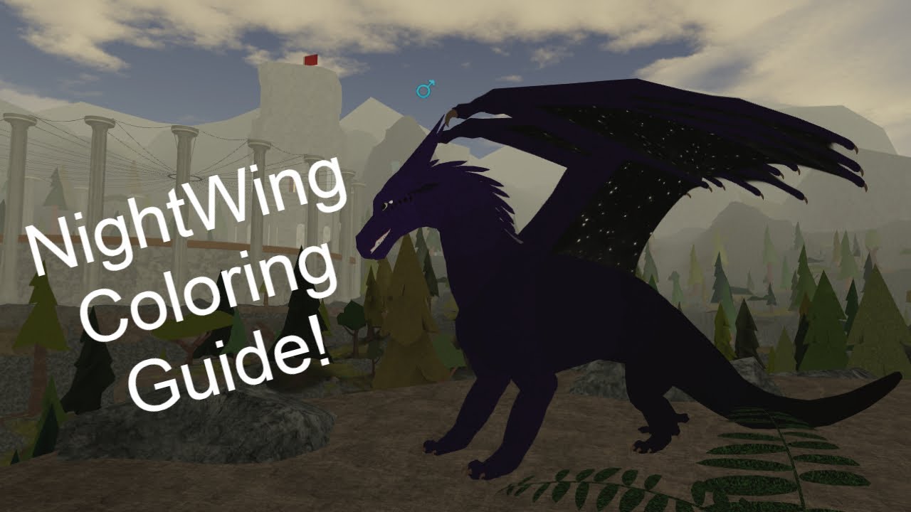 Rainwing Coloring Guide For Roblox Wings Of Fire Color Options For Your Rainwings Youtube - wings of fire roblox rainwing ideas