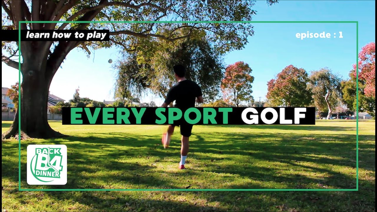 Play Golf at the local park with Random Sports | Best Outdoor Games For KIDS!