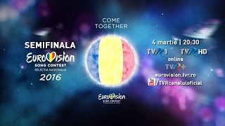 Semifinala Eurovision România 2016 Live