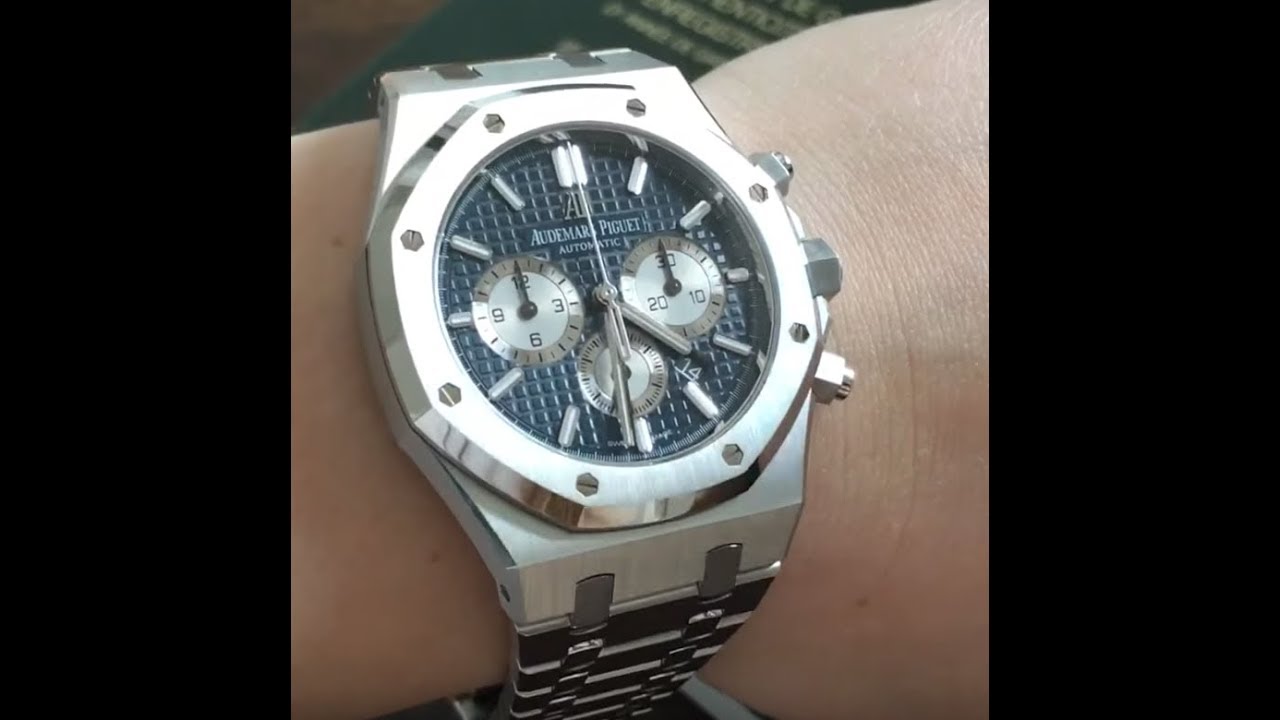 Audemars Piguet st Oo 12st 01 Blue Dial Boutique Youtube