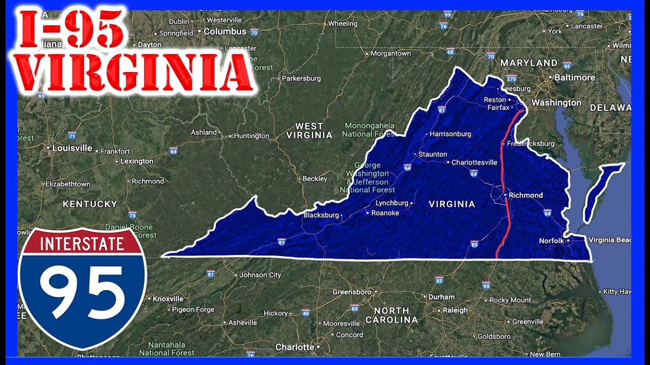 Interstate 95 in Virginia | What It's Like to Drive - YouTube