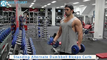 Standing Alternate Dumbbell Biceps Curls