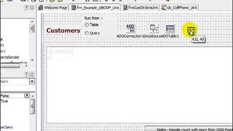 ADO DB Example - Part 2 of 3 [CAPS Grade 11 - 12] Using Free Delphi 2010 Compiler for SA Schools