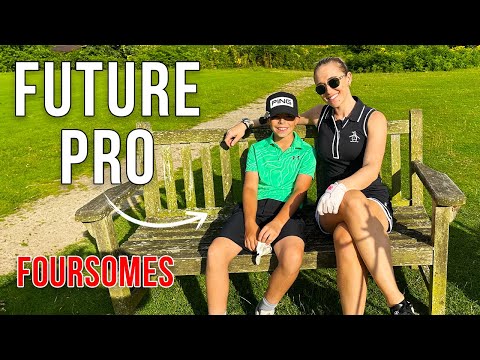 I partner up with a Junior~How low can we go!!⛳️