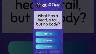 Quiz: What has a head, a tail, but no body? #shorts #quiz #funny screenshot 4