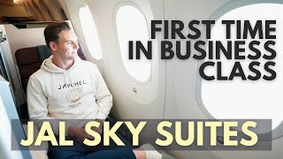 Using POINTS to Fly Business Class To Japan - Japan Airlines Sky Suites Flight Review