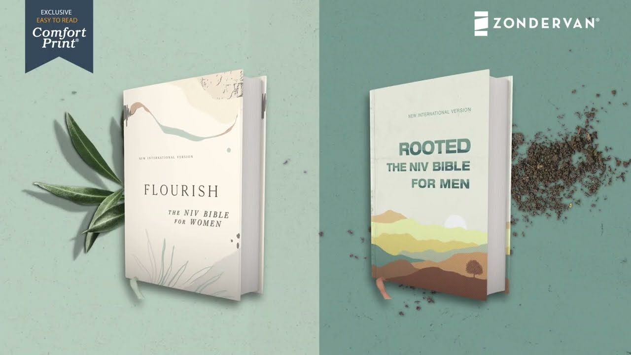 Flourish: The NIV Bible for Women & Rooted: The NIV Bible for Men
