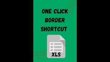 How to Apply Border in 500 Cells in one Click #excel #trendingahorts #viral