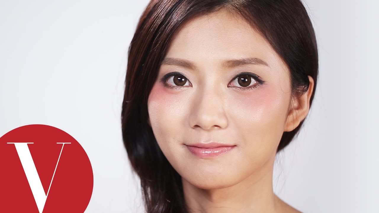 豆花妹蔡黃汝教妳畫出流行的眼下腮紅妝 女星妝給你看 Youtube